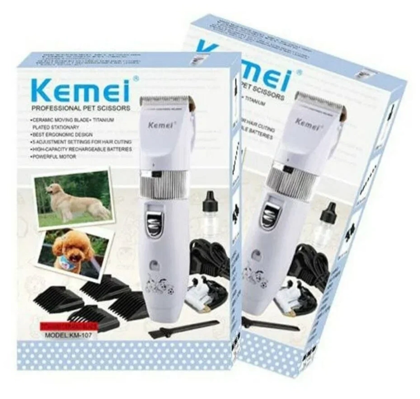 Машинка для стрижки животных Kemei KM-107