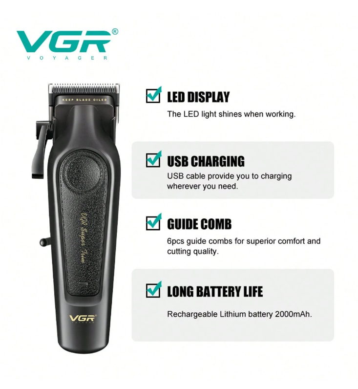 Машинка для стрижки волос VGR V-197