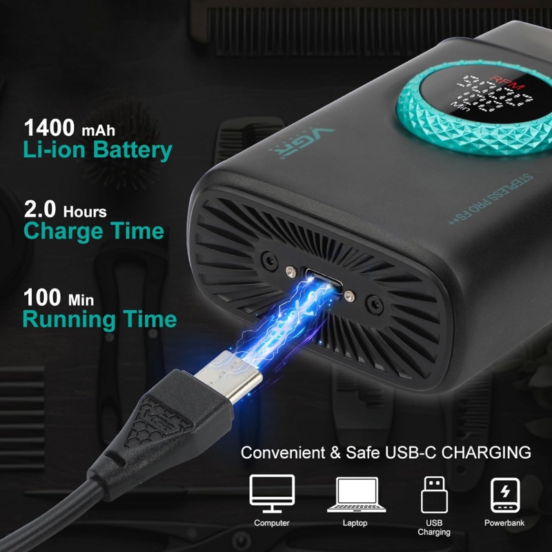 Электрическая бритва Шейвер VGR V-378 Черный