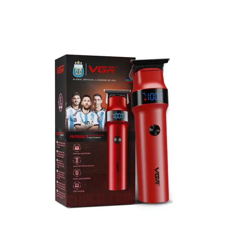 Триммер для стрижки волос VGR V-987 Красный