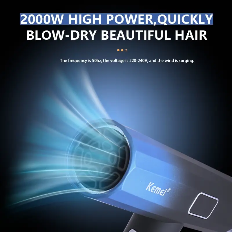 Фен для волос KEMEY KM-6906