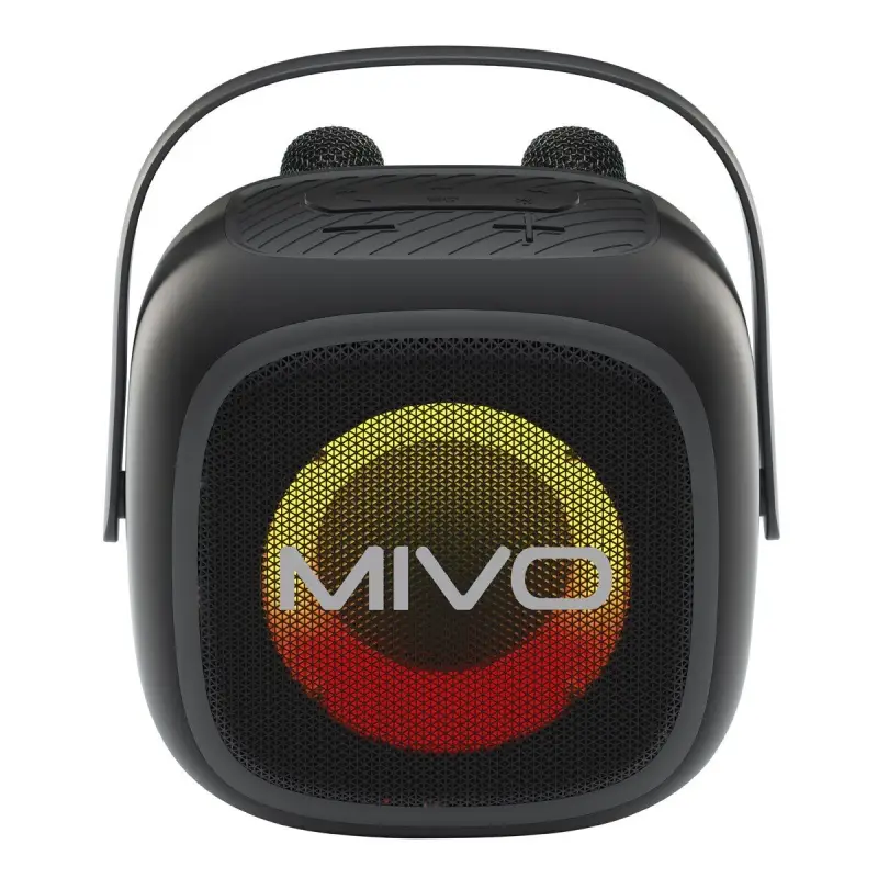 Колонка портативная Караоке с двумя микрофонами MIVO M68