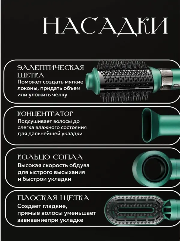 Фен Щетка 4в1 VGR V-493
