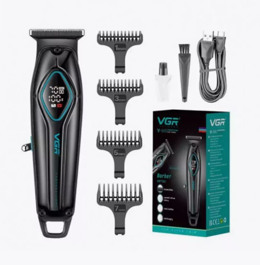 Триммер для стрижки волос VGR V-945 Черный