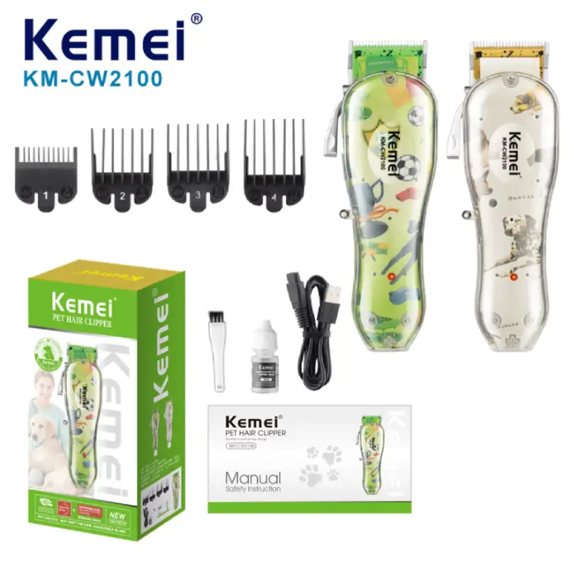 Машинка для стрижки животных Kemei KM-CW2100