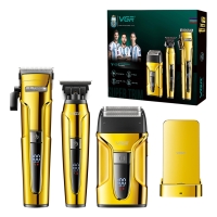 Набор для стрижки волос 3в1 VGR V-694 Желтый