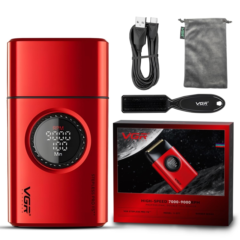 Электрическая бритва Шейвер VGR V-377 Красный