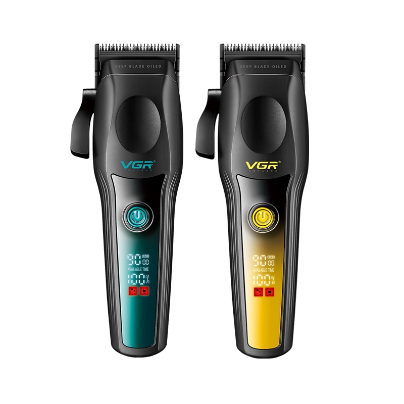 Машинка для стрижки волос VGR V-195 Зеленая