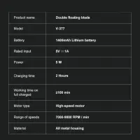 Набор для стрижки волос 2в1 VGR V-977 & V-377 Черный