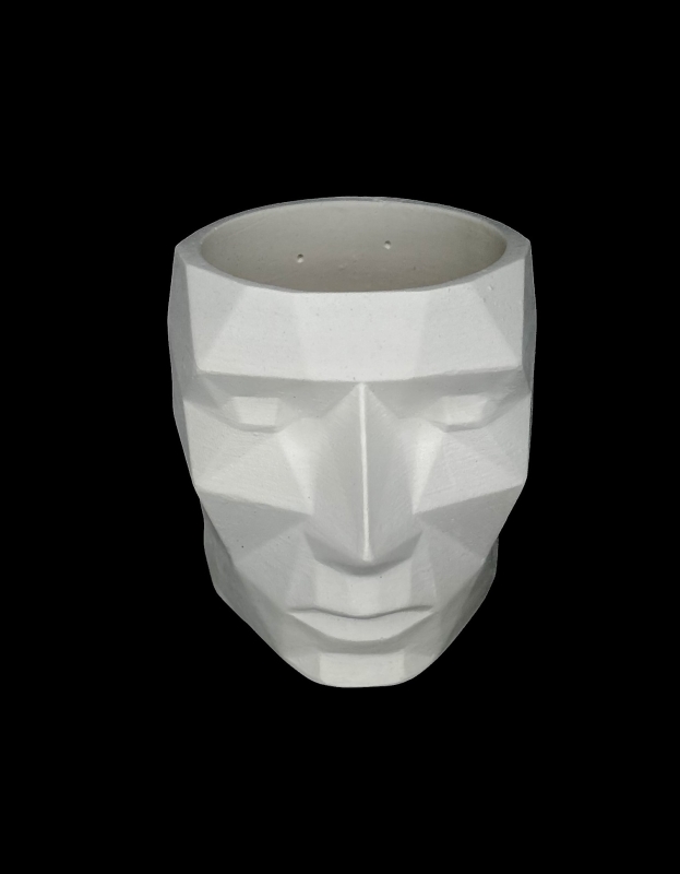 Кашпо Органайзер Геометрическая голова