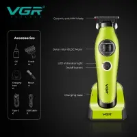 Триммер для стрижки волос VGR V-880T Зеленый