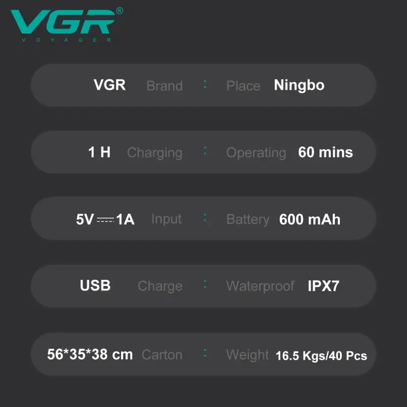 Электрическая бритва 3в1 VGR V-303