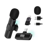 Микрофон петличный К8 2в1 Lightning & Type-C