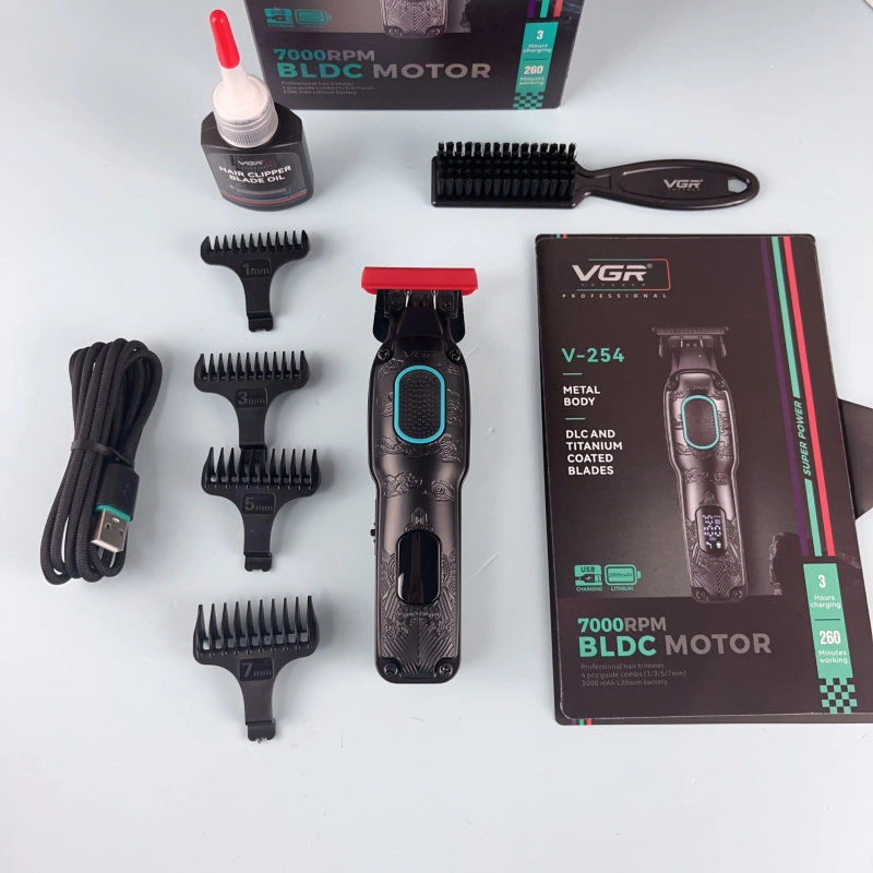 Триммер для стрижки волос VGR V-254 Красный