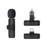 Микрофон петличный К8 2в1 Lightning & Type-C