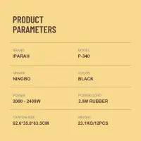 Фен для волос IPARAH P-340