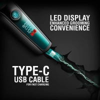 Машинка для стрижки волос VGR V-195 Зеленая