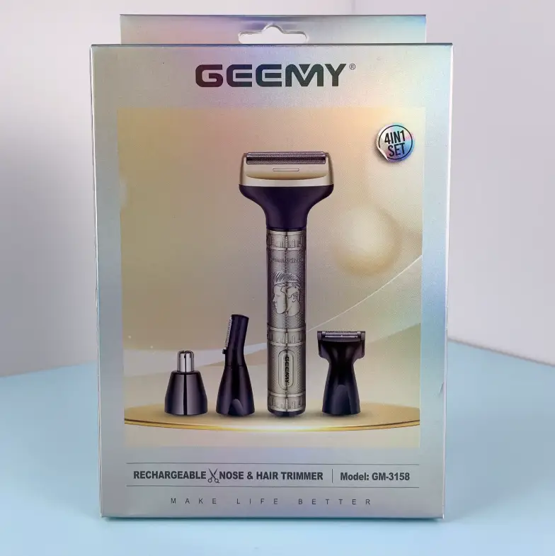 Триммер для стрижки волос 4в1 GEEMY GM-3158