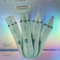 Эпилятор Набор 4в1 VGR V-761 Зеленый