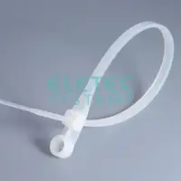 Хомут нейлоновый 100х3,6 бесцветный, с отверстием (100 шт)