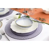 Тарелка - блюдо подстановочное Magistro &laquo;Вилеро&raquo;, d=33 см, цвет фиолетовый