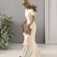 Сувенир полистоун "Мама с сыном" 11,5х7,5х22 см