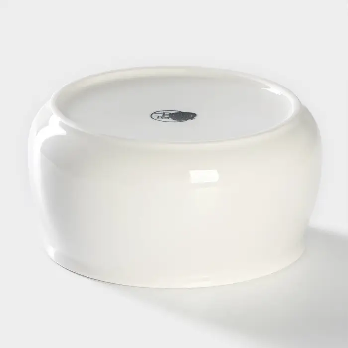 Банка фарфоровая для хранения сыпучих продуктов BellaTenero, 500 мл, 13&times;7 см, цвет белый