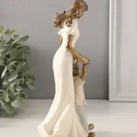 Сувенир полистоун "Мама с сыном" 11,5х7,5х22 см