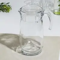 Кувшин стеклянный &laquo;Акватик&raquo;, 1650 мл, прозрачная акриловая крышка