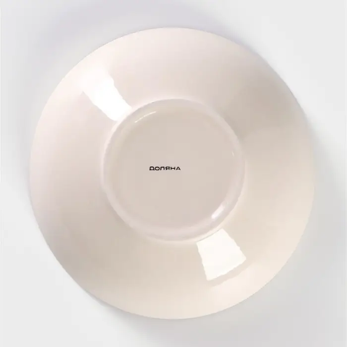 Тарелка керамическая глубокая Доляна &laquo;Морской мир&raquo;, 540 мл, d=18 см, цвет коричневый