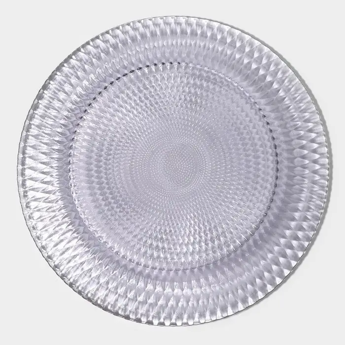 Тарелка - блюдо подстановочное Magistro &laquo;Вилеро&raquo;, d=33 см, цвет фиолетовый