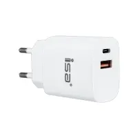 Переходник СЗУ HS18 на USB + Type-C PD20W + QC3.0 ISA белый