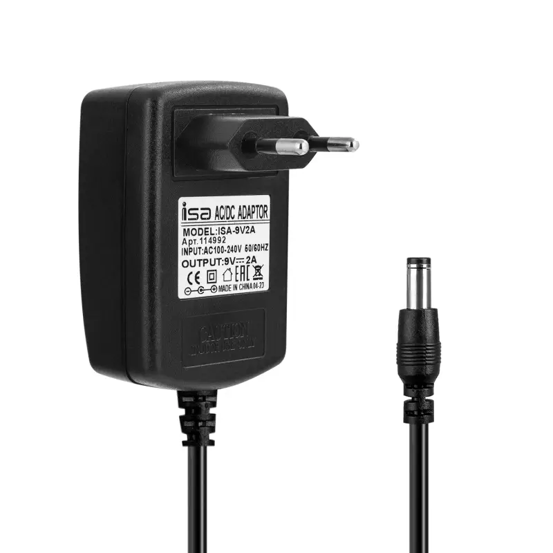 Блок питания 9V 1A 5.5*2.5 сетевой с адаптером ISA