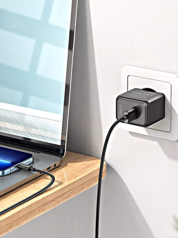 Зарядное устройство Hoco CS11A Ocean + кабель Lightning