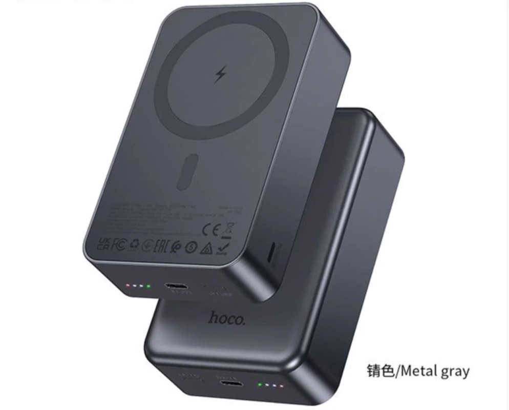 Внешний аккумулятор 20000 J160B Magsafe черный