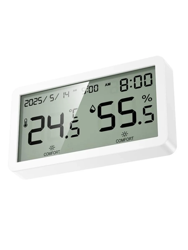 Термометр гигрометр комнатный с часами HX42 5в1