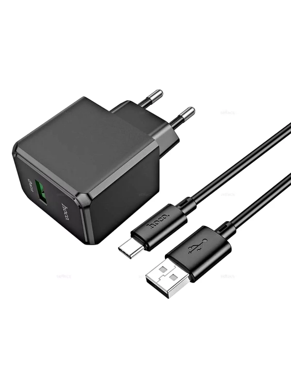 Сетевое зарядное устройство Hoco CS12A + Type-C
