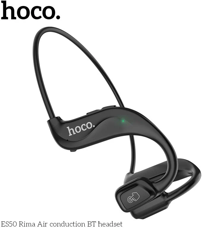 Беспроводные наушники Hoco ES50, с костной проводимостью, черные