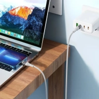 hoco Кабель для мобильных устройств Apple Lightning/USB Type-C, белый