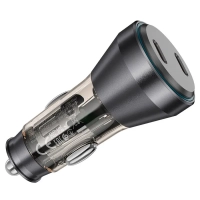 Автомобильное зарядное устройство NZ12C 60W TypeC 30W + 30W