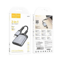 Переходник OTG HOCO UA25 USB-C , для SD и Micro SD
