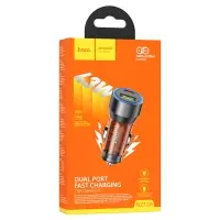 Автомобильное зарядное устройство Hoco NZ12A PD43W черный