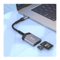 Переходник OTG HOCO UA25 USB-C , для SD и Micro SD