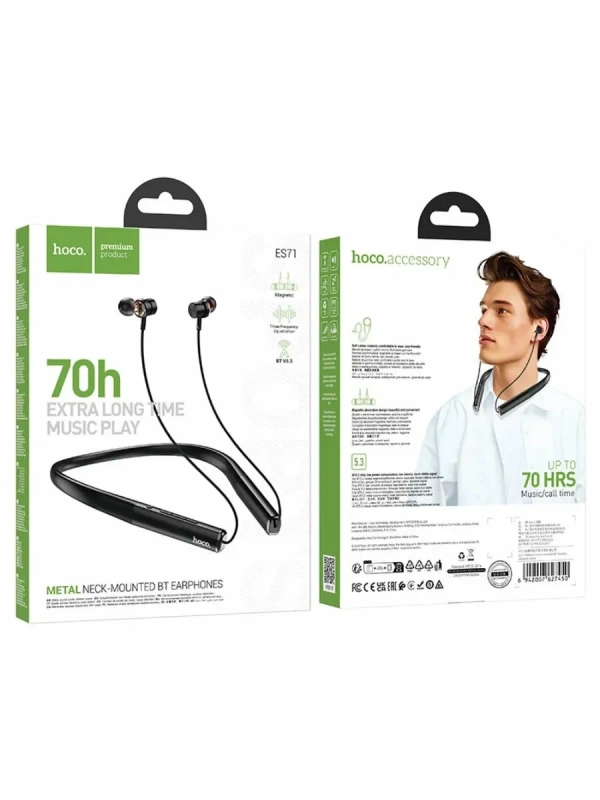 Спортивные Bluetooth наушники с шейным ободом