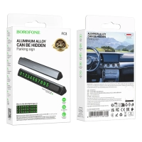 Автовизитка в машину парковочная с номером телефона