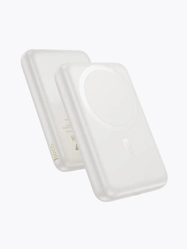 Быстрая зарядка. Беспроводной повербанк Hoco J141 10000 mAh ,белый