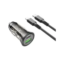 Быстрая автомобильная зарядка провод Lightning 1 м