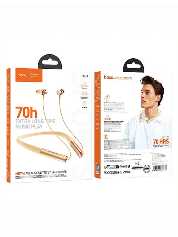 Спортивные Bluetooth наушники с шейным ободом