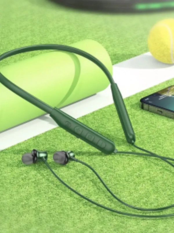 Спортивные вакуумные беспроводные наушники с микрофоном Es64