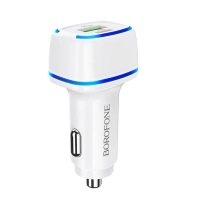 Автомобильное зарядное устройство BZ14A USB+Type-C +Кабель PD20W